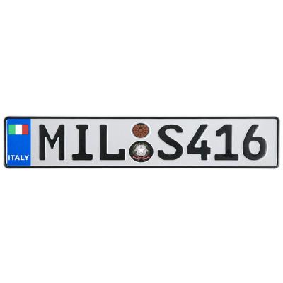 China Customer Blank Sublimation License Plate Car Custom Aluminum License Plate Vehicle License Number Plate for sale