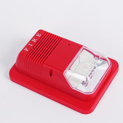 China Fire Alarm Strobe Siren Xenon Lamp 3 OEM Alarm Siren Sound & Light Tones 160*117*35 for sale