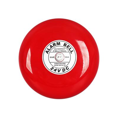 China 6/8/10 Inch 12V 24V 110V 220V Conventional Electric Fire Alarm Bell Elevator Bell for Elevator, Construction Site, Factory Building for sale