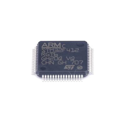 China / FLASH MICROCONTROLLER IC, Electronic Components STM32F412RGT6 LQFP-64 Chip STM32-bit 1MB Accessories for sale