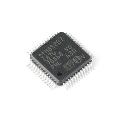 China / Flash Chip IC, Electronic Components STM8S207C8T6 LQFP48 SMT STM8 Series 64KB Microcontroller Accessories for sale