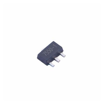 China / chip 30V 150mA fixed output linear regulator IC new original, integrated circuits, electronic components with SI HT7550-1 SOT-89 for sale