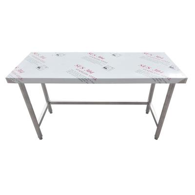 China Assembly 120x60cm Catering Equipment Stainless Steel Workbench Table for sale