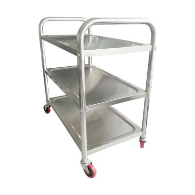 China Three Tier Multi-Layer Assembly Trolley Cart Wide Selection For Convenient Kitchen Living for sale