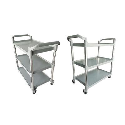 China Assembly Treshin Lightweight Plastic Serving Cart 3 Tier Serving Cart For Kitchen for sale