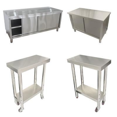 China Modern Hot Sale Factory Direct Sales Treshin Customized Stainless Steel Cabinet For Commercial Kitchen for sale