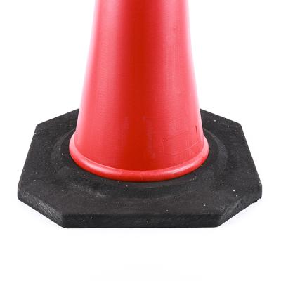 China Roadway Safety Factory Customized High Reflective Orange Sign Road Traffic Safety Cone for sale