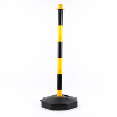 China Cheap Road Equipments Price PVC Traffic Crowd Control Barrier Post Water Or Sand Filled Racks For Sale for sale