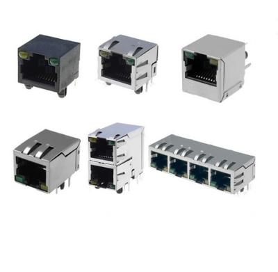 China Tipo conectores Jack modular do adaptador de Cat6 Rj45 com CE ROHS do UL do diodo emissor de luz à venda