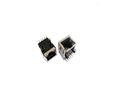 China De vrouwelijke Magnetische Rj45 Jack 8P8C Schakelaar van PCB RJ45 met Transformator Te koop