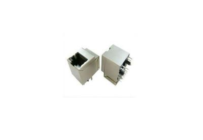 China Female PCB used Vertical Rj45 Connector with Transformer UL CE ROHS for sale