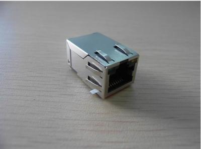 China Smt type 8p8c PCB RJ45 Jack Surface Mount / Rj45 Metal connector for sale