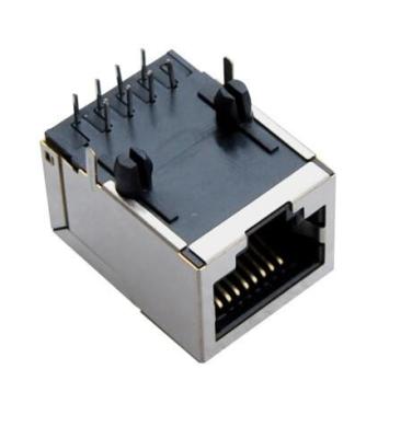 China Base - t 90 Degree Magnetic RJ45 Connector with Transformer 10P8C Side Enter With Shield for sale