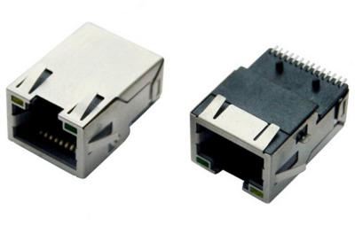 China Rj45 magnético Jack, 8P8C conector do PWB RJ45 com transformador à venda