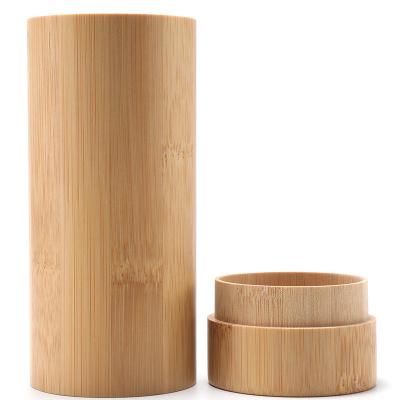 China High Quality Wooden Glass Accessories Cylinder Bamboo Packing Box Bamboo Sunglasses Cases Custom Logo for sale