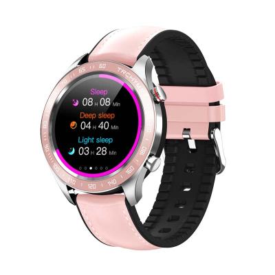 China Touch Screen Fitness Tracker Amoled Screen BT Smart Watch 2021 Style Stripe Ip67 Colorful Variable Waterproof Smartwatch for sale