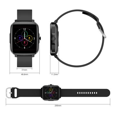 China Smart Watch 2021 Touch Screen Smartwatch Body Temperature Heart Rate Fitness Sport Smart Bracelet For Android IOS for sale