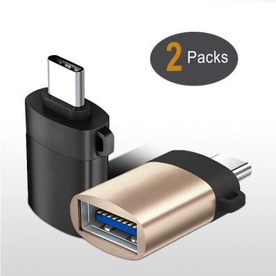 China Charging+date transfer+OTG Usb Type Otg Male C Connector To Female Usb Charging Sync Line Adapter for sale