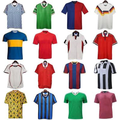 China Comfortable Breathable Quick Dry In United Classic National Stock Club Mens Football Tank Top Soccer Jersey Design Retro for sale