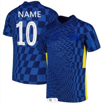 China Breathable Comfortable Quick Dry Custom Design T-shirts Uniform Team Soccer Jersey Men Club Thailand Soccer Wear Uniforms for sale