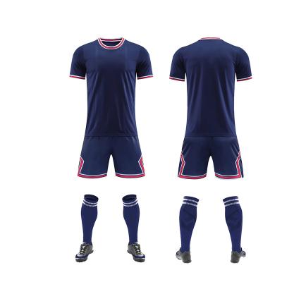 China Latest Design High Quality Comfortable Durable Custom Football Jersey Sets Breathable Quick Dry Comfortable for sale