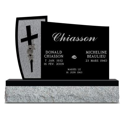 China Custom Customized Any Style Luxury Hand Carving Natural Marble Stone Headstone For Cemetery Design for sale