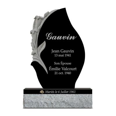 China Simple Design Custom Modern Hand Carving Natural Marble Carved Stone Headstone For Sale for sale