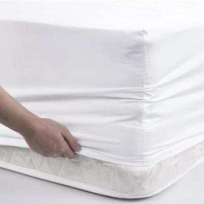 China Plastic Waterproof Bed Size Hospital Cover Mattress Waterproof Hypoallergenic Contoured White Fitted Sheet for sale