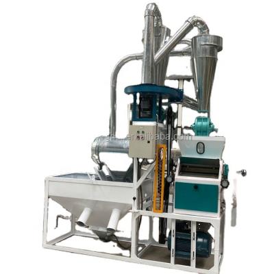 China High Efficiency Commercial Automatic Small Grain Milling Machine / Corn Flour Processing Plant for sale