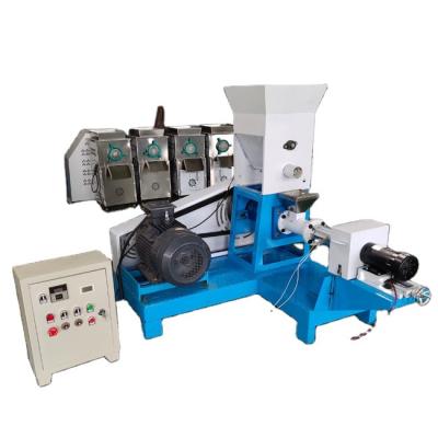 China Hot Sales 200kg/h Long Maintenance Time Floating Fish Feed Pellet Machine Pet Feed Making Machine Production Line for sale