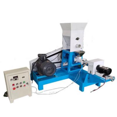 China Small Scale Floating Fish Feed Extruder 200kg/h Long Maintenance Time Making Machine Production Line for sale