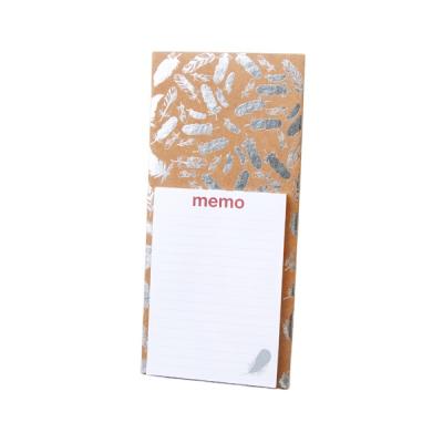 China Custom Printing Self Adhesive Foil Notepad Magnetic Notepad To Do List Notepad with Magnets Sticky Note Magnetic Notepad for sale