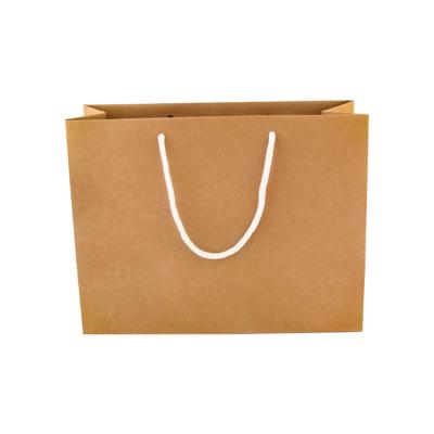 China Recyclable Small Paper Packaging Bag Promotion Flat Custom Printed Cheap Paper Bags Wholesale Paper Bags for sale