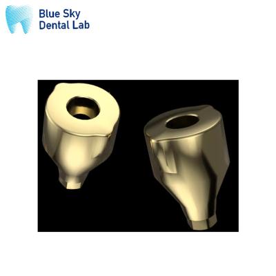 China Blue Sky Implantat Heilung Kapsel Transfer Coping Zahnscan Körper zu einem Stück zu verkaufen