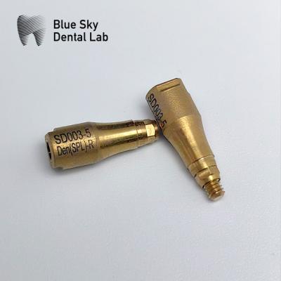 China 5mm Biocompatible Dentium Scan Body Gold Plating Blue Sky Dental Implants for sale