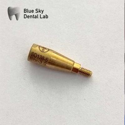 China Blue Sky Implant Direct Scan Body Vacuum 3D Gold Plating Biohorizon Scan Body for sale