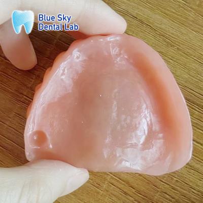 China Custom Full Upper Acrylic Denture Natural Acrylic Removable Partial Denture for sale