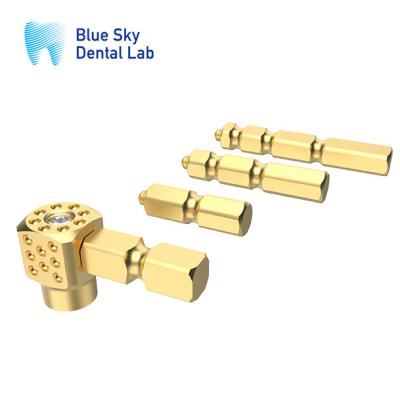 China Gold A Set Multi Unit Scan Body For Edentulous Blue Sky Implant for sale