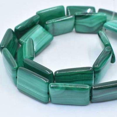 China Wholesale Quality One Size Nature Stone Malachite Beads Bracelet for sale