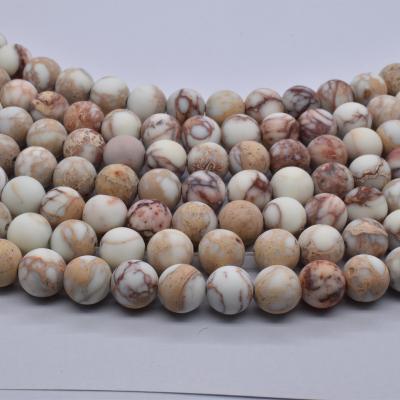 China Natural Stone Matte Imperial Jasper Beads Wholesale A Grade Stone for sale