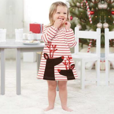 China Breathable Newest Kids Clothes Online Girls Dresses Christmas Embroidered Children's Kids Dresses Long Dresses for sale