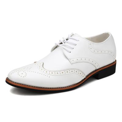 China Anti-slippery Italian causal wedding shoes for men's stylish shoes in fashion style with lace for sale