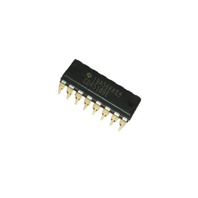 China Contact customer service Electronic components, integrated circuit DIP-16 counter chip IC original CD4518BE for sale