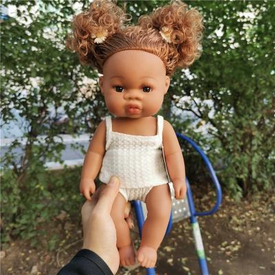 China Wholesale Cheap Price Plastic Joint Doll With Cute African Girl for sale