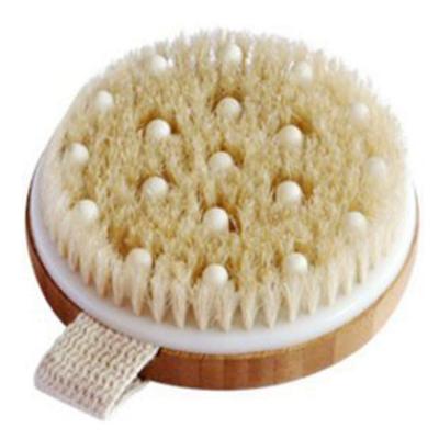 China All Natural Massage Nodes Bath Body Brush For Wet Or Dry Brushing for sale