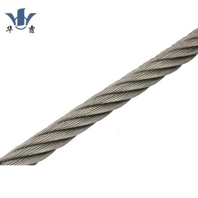 China Uniform Surface Stainless Steel Wire Rope Bright Bright Galvanized Steel Wire And Cable for sale