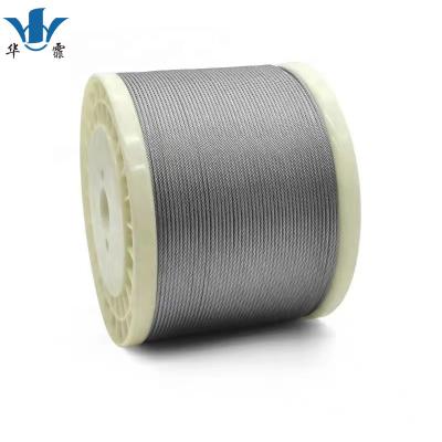 China Shiny exterior condition; Excellent Workability 304 7x7 Jiangsu 316 Stainless Steel Cable Wire Rope for sale