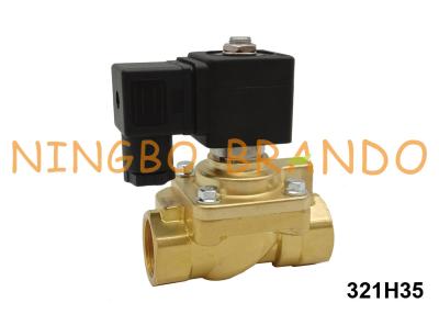 China 1/2'' 321H35 Parker Type High Pressure Brass Solenoid Valve 40 Bar 24V 220V for sale