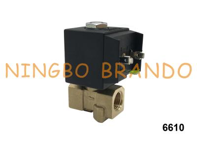 China 6610 6012 CEME Type 2/2 Way NC Brass Solenoid Valve G1/4'' 24V 110V 220V for sale