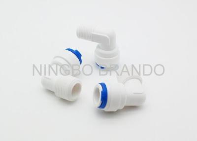 China Plastic Quick Connect Pneumatic Fittings / 2 Way Pneumatic Tube Fittings for sale